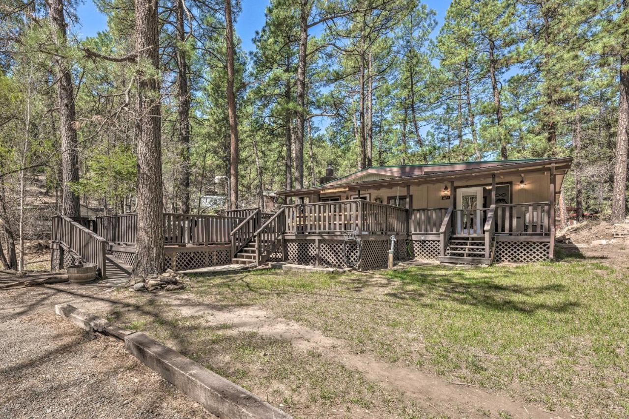 Tranquil Cabin With Stream And Deck Near Dtwn Ruidoso! מראה חיצוני תמונה