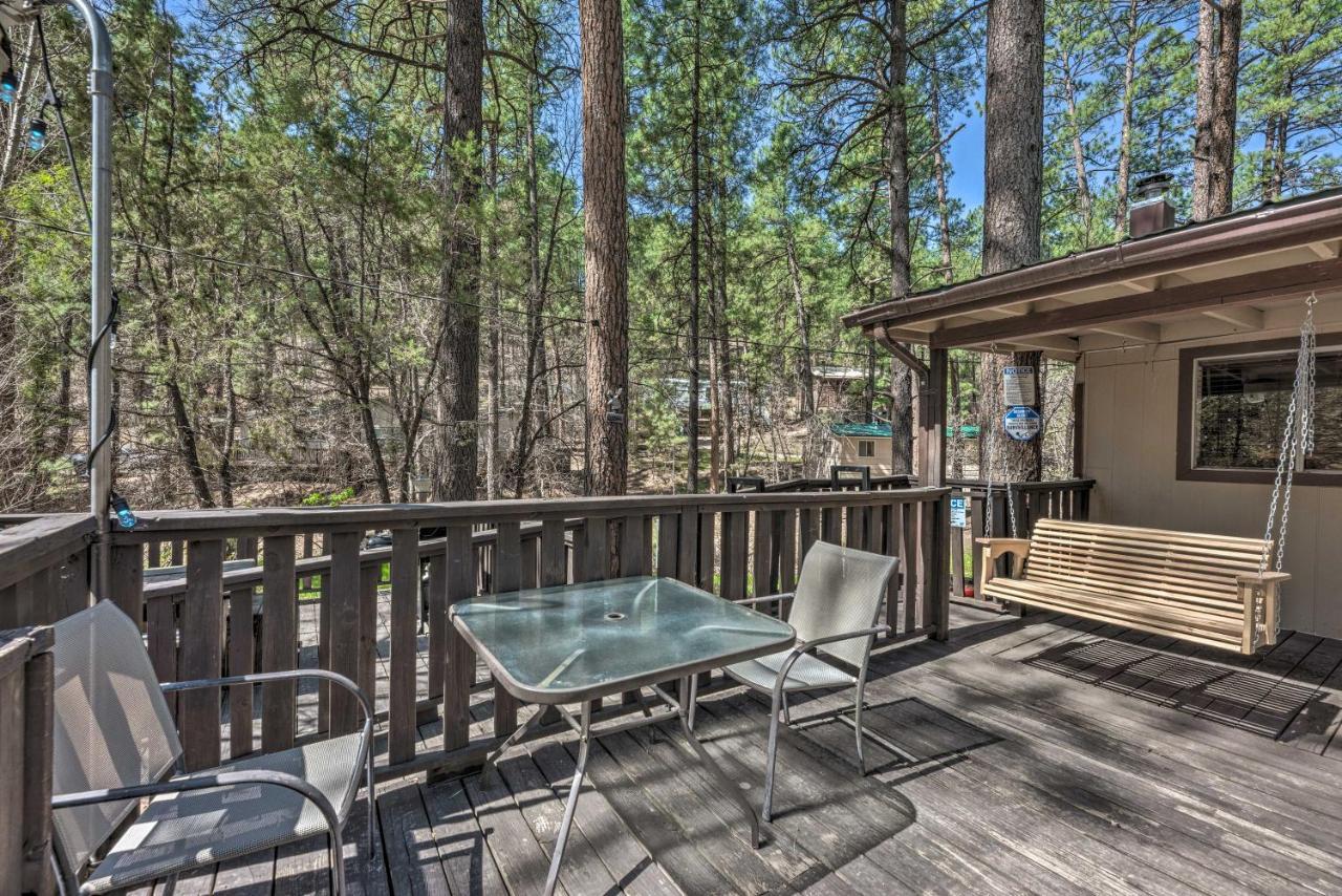 Tranquil Cabin With Stream And Deck Near Dtwn Ruidoso! מראה חיצוני תמונה