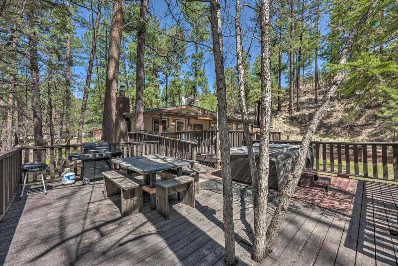 Tranquil Cabin With Stream And Deck Near Dtwn Ruidoso! מראה חיצוני תמונה