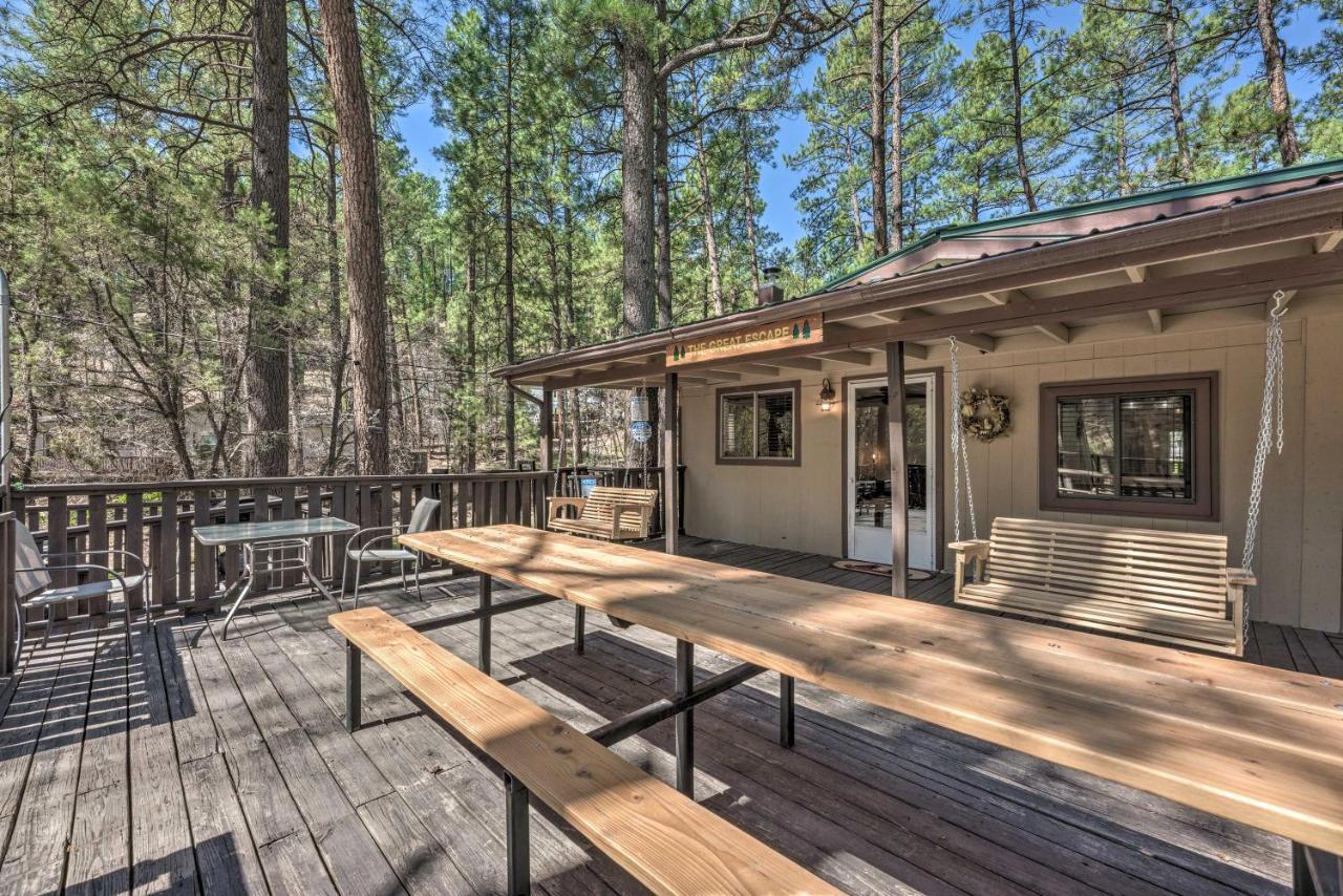Tranquil Cabin With Stream And Deck Near Dtwn Ruidoso! מראה חיצוני תמונה
